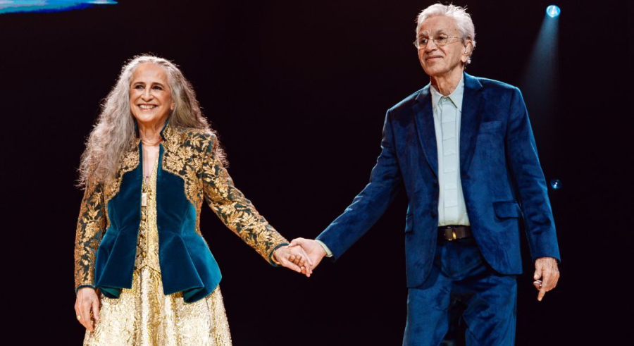 Caetano Veloso e Maria Bethânia se apresentam no Classic Hall nesta sexta-feira (25)